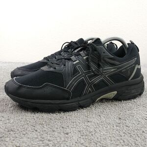 Asics Gel Venture 8 Mens Size 8 Running Shoes Black Sneakers 1011B396 Low Top